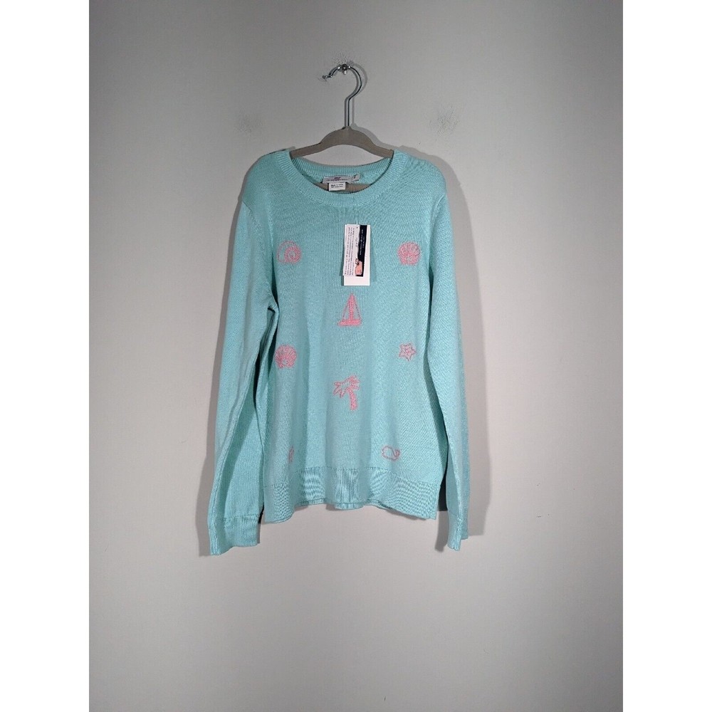 NWT‎ Vineyard Vines Beach Embroidery Sweater Girls Size S